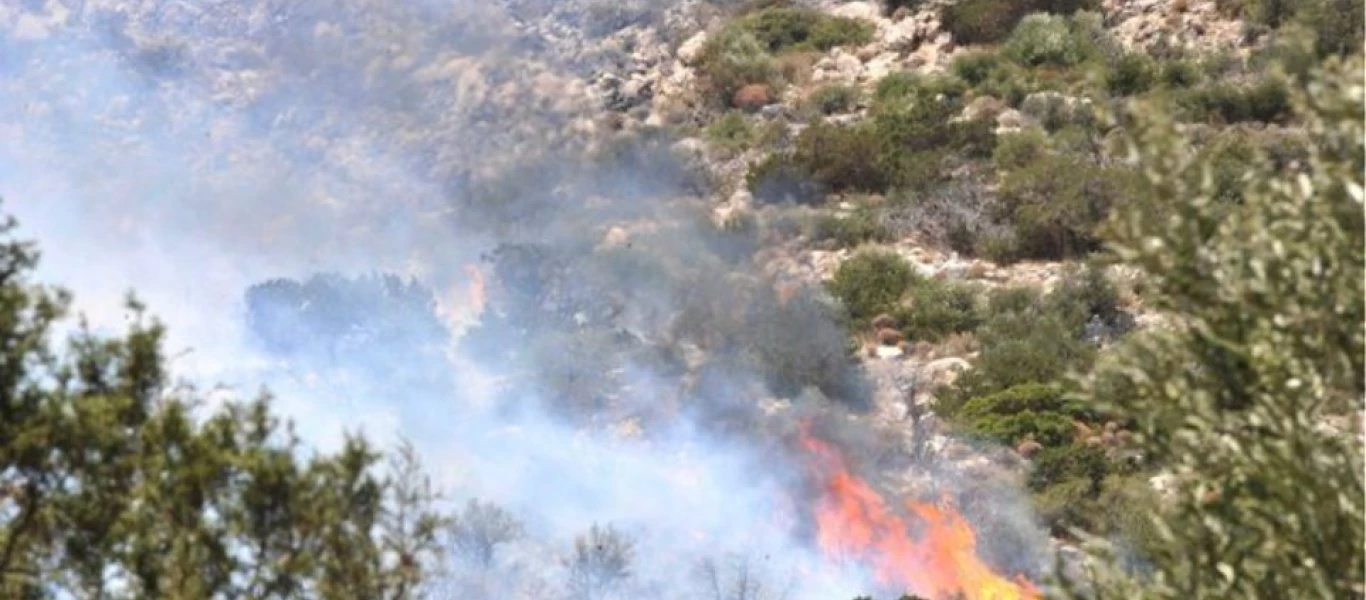 Φωτιά σε αγροτοδασική έκταση στην Παιανία - Δεν απειλούνται σπίτια
